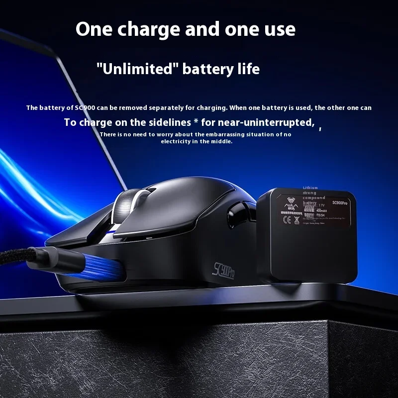 Gaming Accessories Computer - AULA SC900 Mouse Mouse Paw3950 Tri