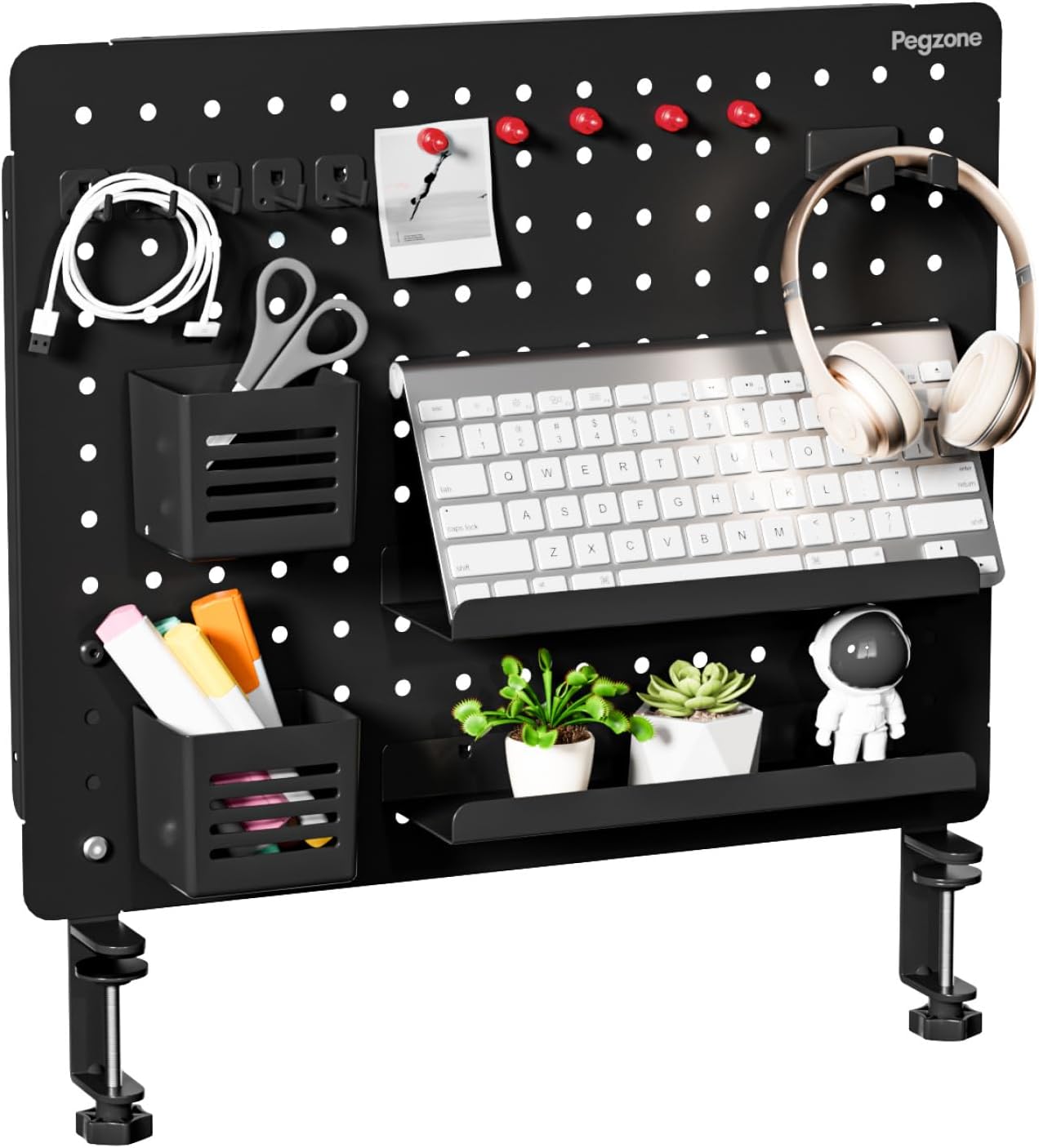 Clamp-on Desk Pegboard, Desk O - Gaming Accessories Images review and price