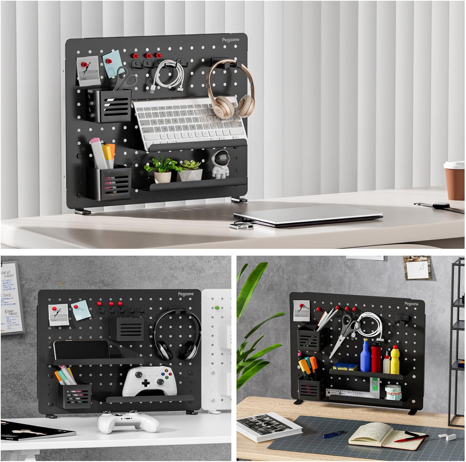 Clamp-on Desk Pegboard, Desk O - Gaming Accessories Images review and price