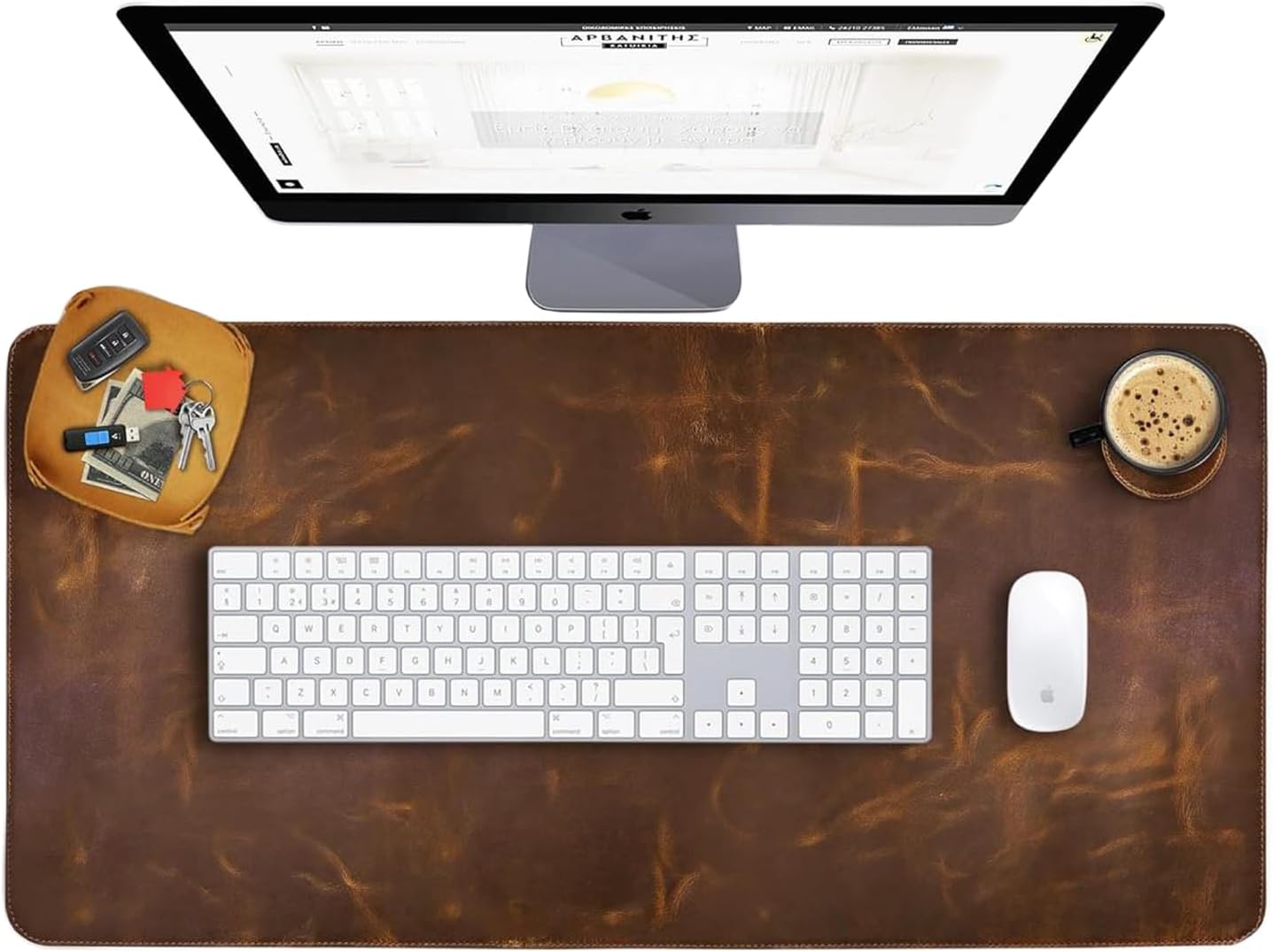 Large Leather Desk Mat Set (32 - Gaming Accessories Images review and price