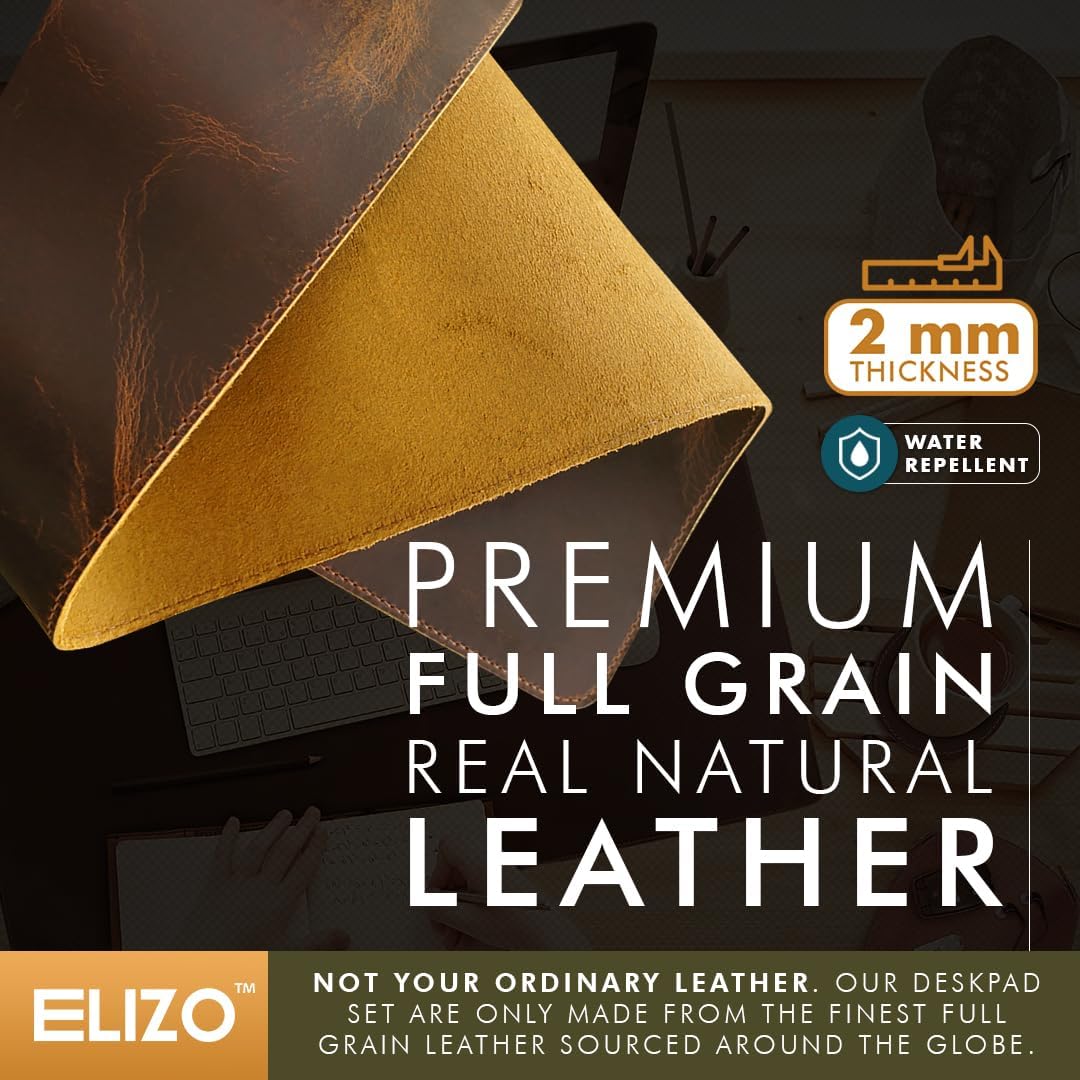Large Leather Desk Mat Set (32 - Gaming Accessories Images review and price
