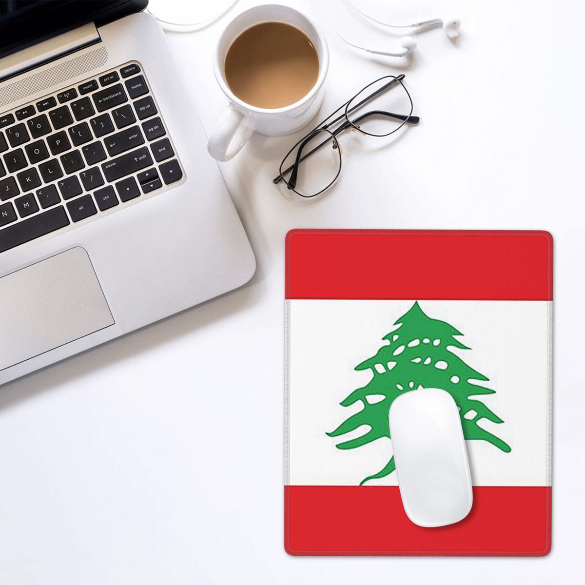 Flag Of Lebanon Mouse Pad Game - Gaming Accessories Lebanon review and price