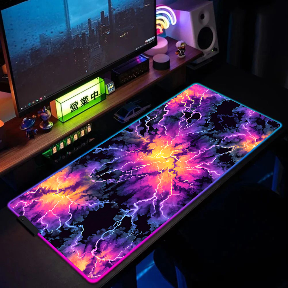 RGB Mouse Pad Gaming Desk Acce - Gaming Accessories Images review and price